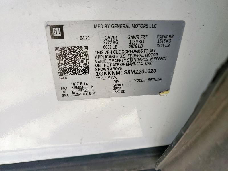 2021 GMC ACADIA SLT #3301878470