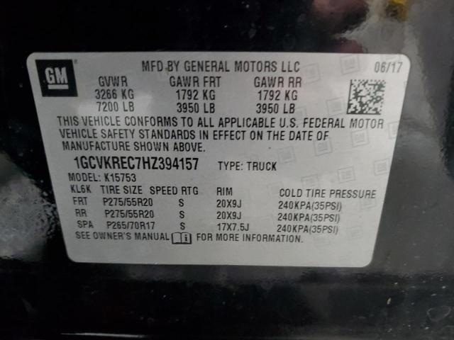 2017 CHEVROLET SILVERADO - 1GCVKREC7HZ394157