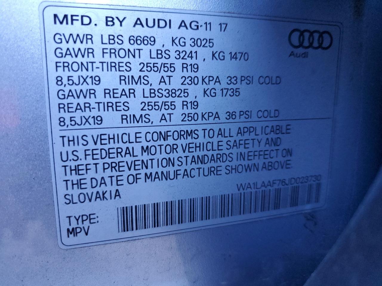 AUDI Q7 PREMIUM PLUS