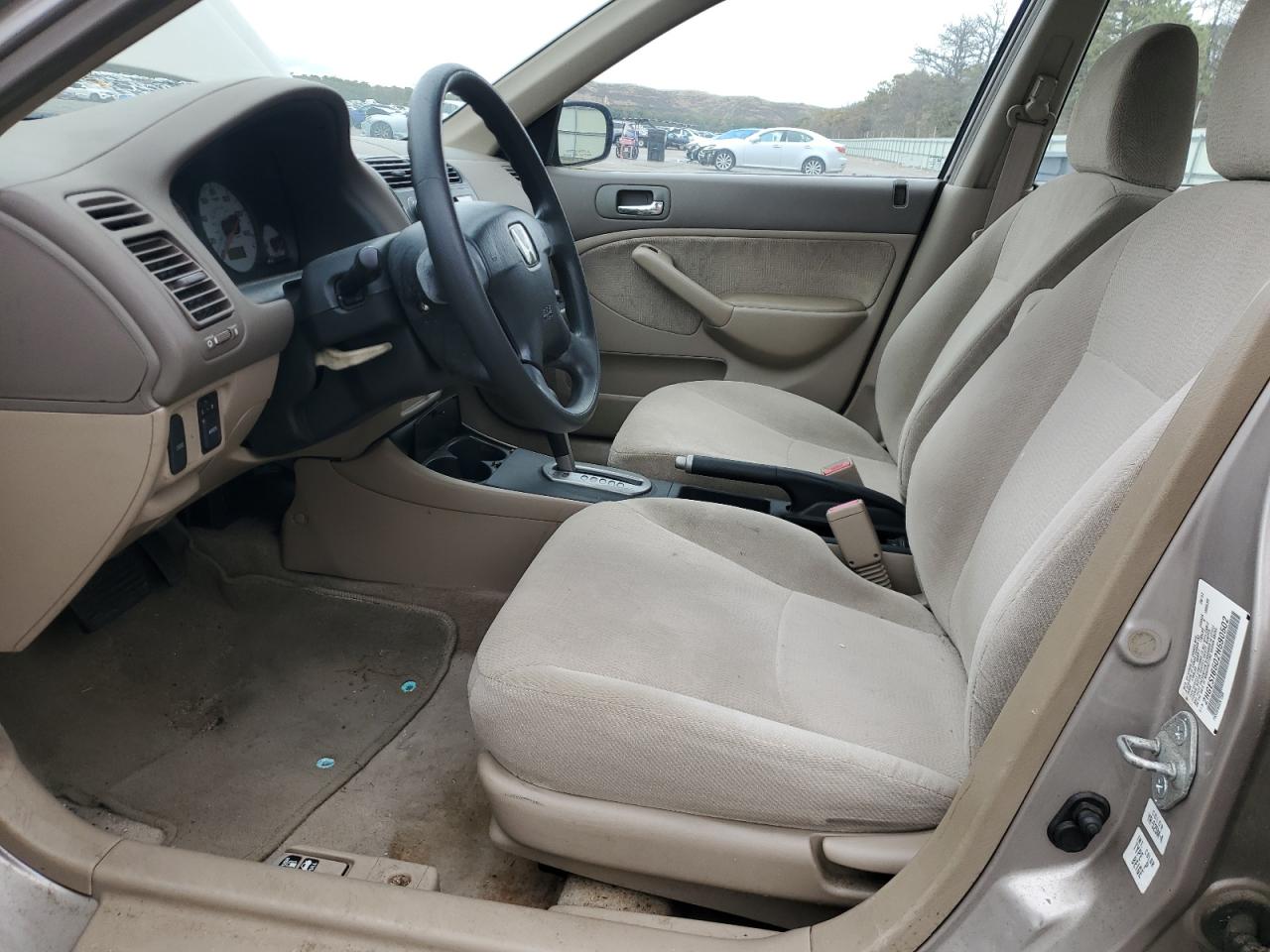 Lot #3302796890 2002 HONDA CIVIC LX