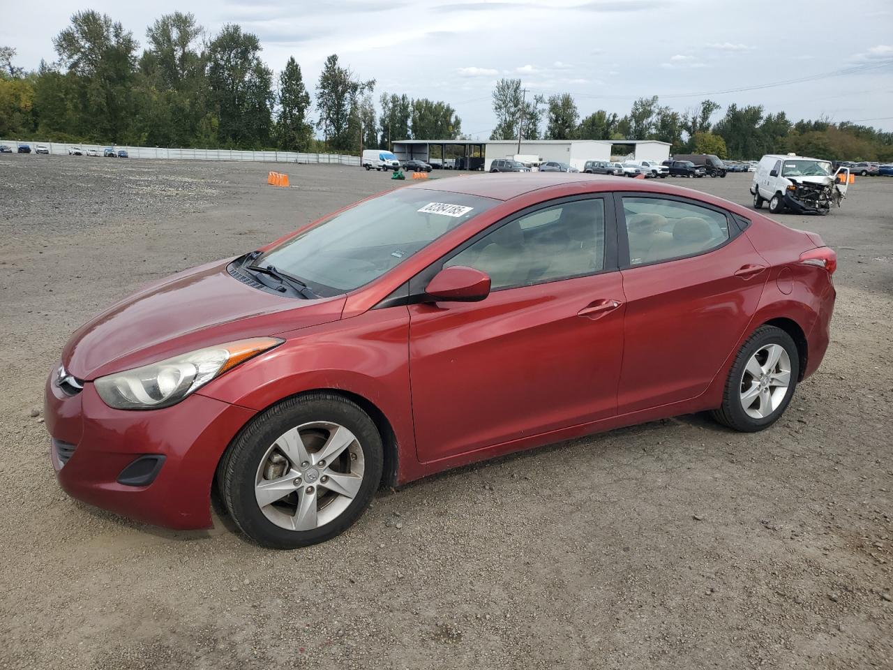 Lot #3268373758 2013 HYUNDAI ELANTRA GL