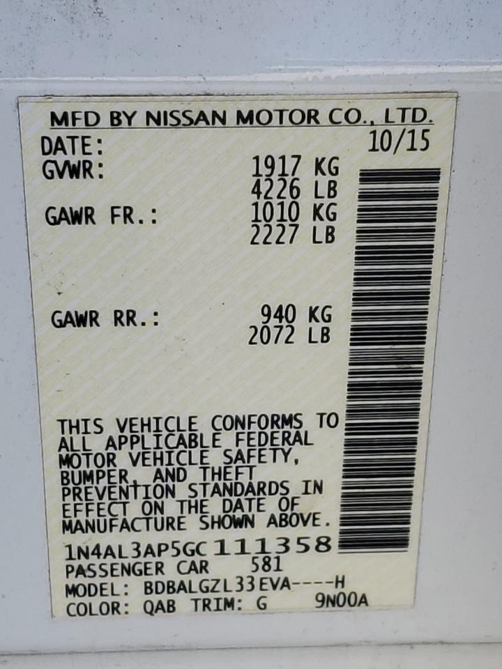 NISSAN ALTIMA 2.5