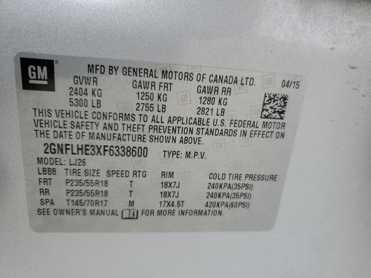 CHEVROLET EQUINOX LTZ