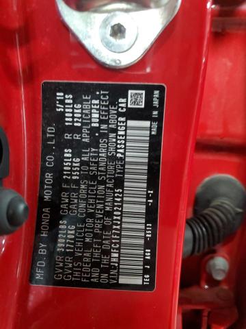 2018 HONDA CIVIC EXL #3281597417