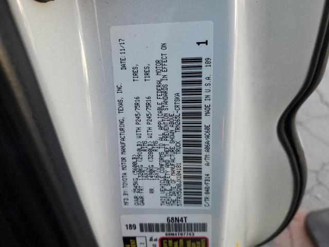 2018 TOYOTA TACOMA ACC 5TFRX5GN8JX104181