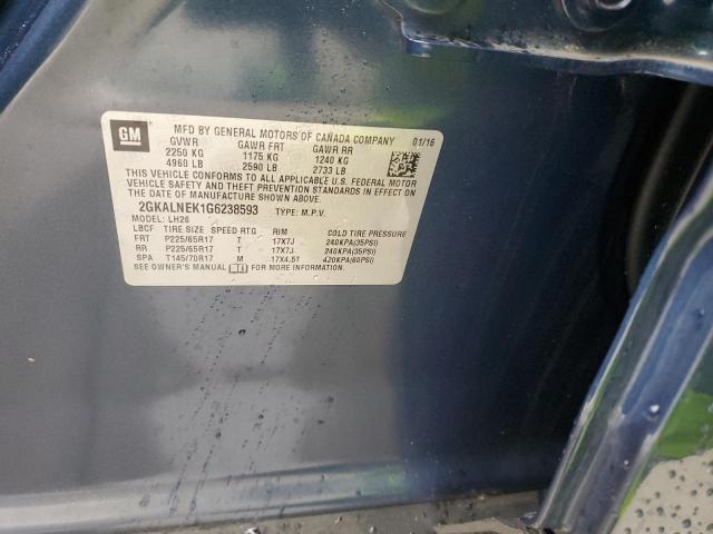 2016 GMC TERRAIN SL #3293387447