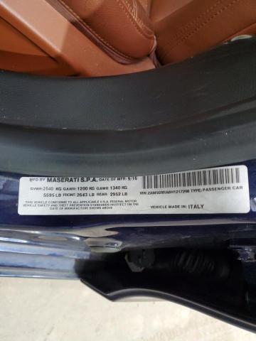 2017 MASERATI QUATTROPOR ZAM56RRA8H1217298