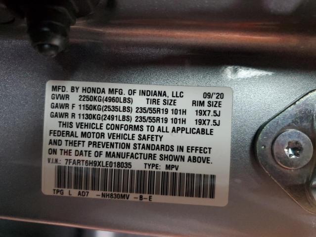 2020 HONDA CR-V TOURI - 7FART6H9XLE018035