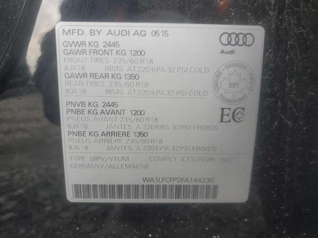 2015 AUDI Q5 PREMIUM #3309413963