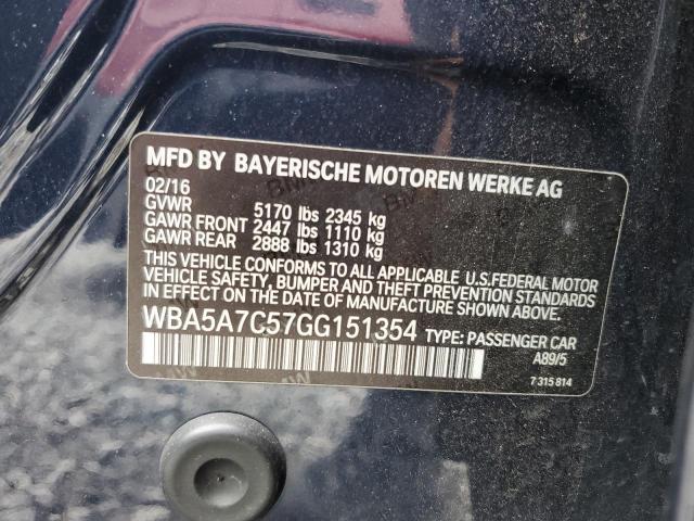 2016 BMW 528 XI WBA5A7C57GG151354