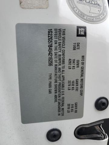 2009 PONTIAC G6 #3316711415