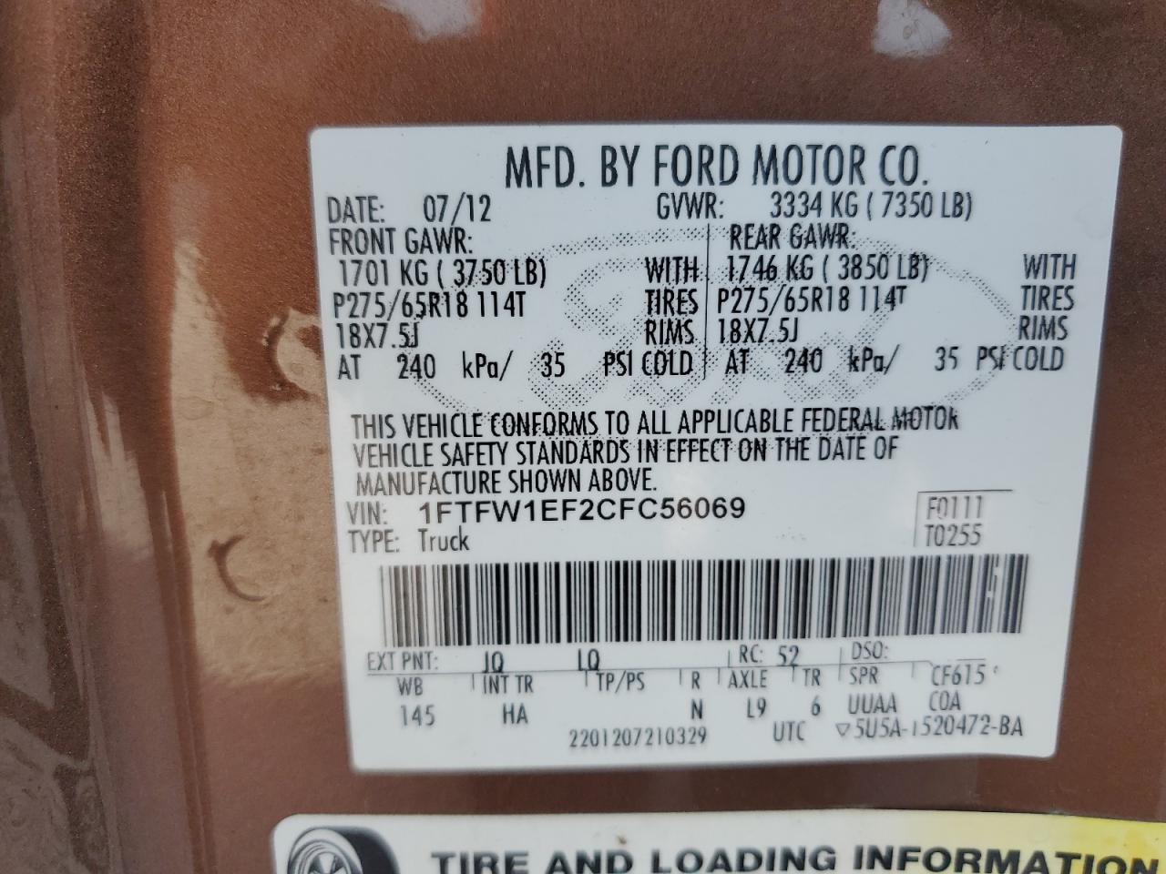 FORD F-150 SUPERCREW