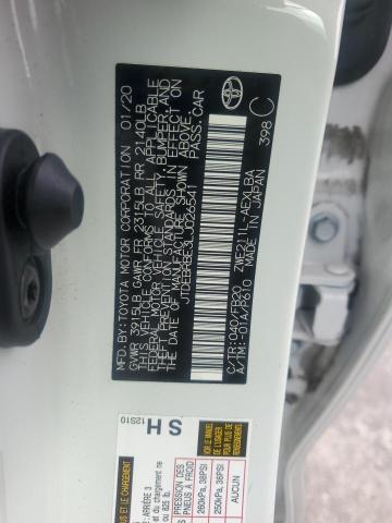 2020 TOYOTA COROLLA LE - JTDEBRBE3LJ026541