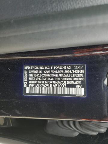 2018 PORSCHE CAYENNE GTS - WP1AD2A29JLA81003