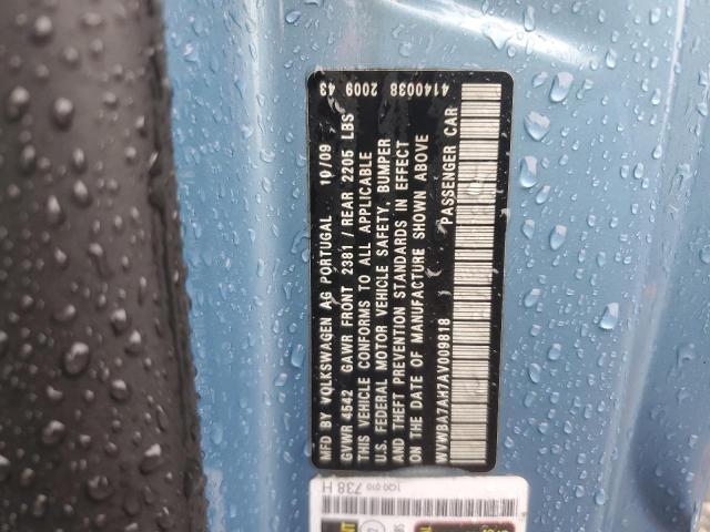 2010 VOLKSWAGEN EOS TURBO #3312424628