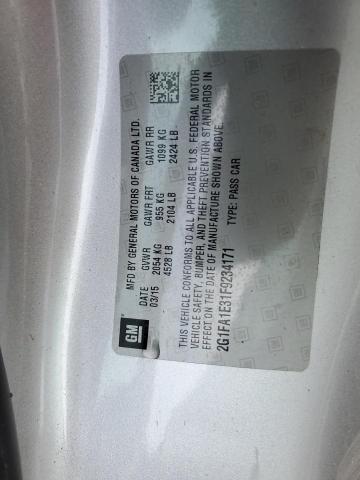2015 CHEVROLET CAMARO LS 2G1FA1E31F9234171