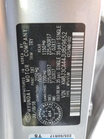 2018 HYUNDAI TUCSON SEL - KM8J3CA44JU809652