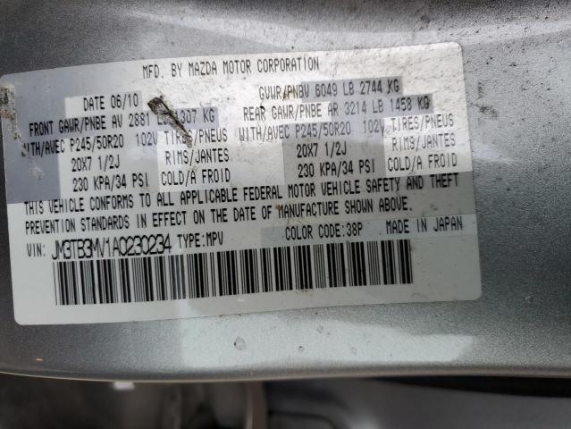 2010 MAZDA CX-9 - JM3TB3MV1A0230234