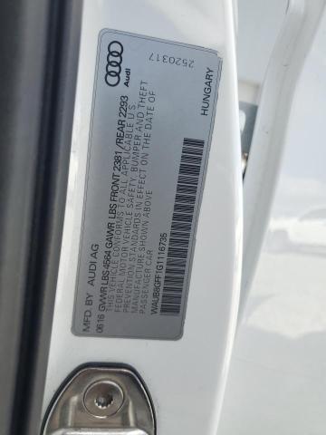 2016 AUDI A3 PREMIUM - WAUB8GFF1G1116735