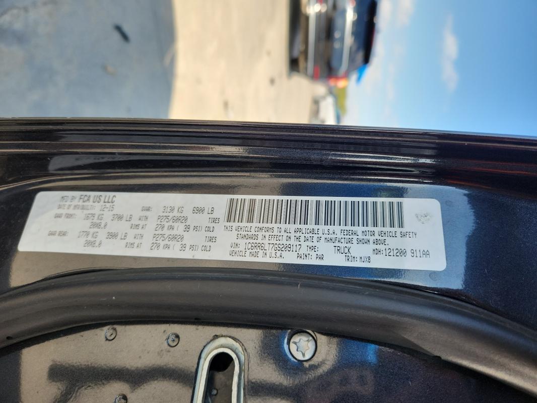 2016 RAM 1500 SLT - 1C6RR6LT7GS209117