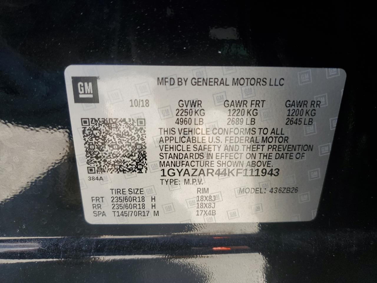 Lot #3308218228 2019 CADILLAC XT4 LUXURY