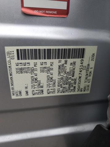 2021 NISSAN ROGUE SL #3296971863