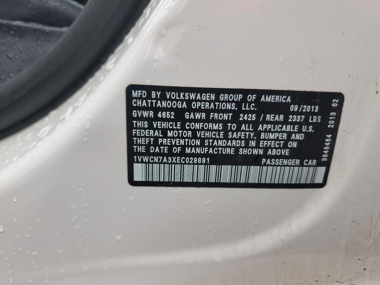 VOLKSWAGEN PASSAT SEL