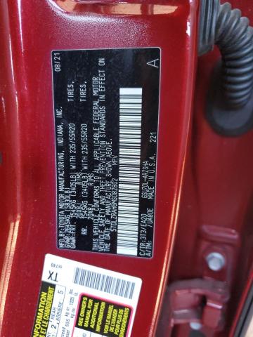 2021 TOYOTA HIGHLANDER XSE 5TDLZRAH6MS082802