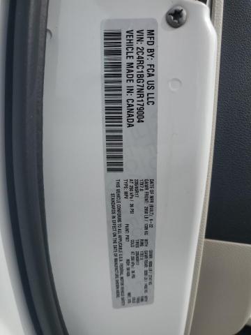 2022 CHRYSLER PACIFICA T 2C4RC1BG7NR179004