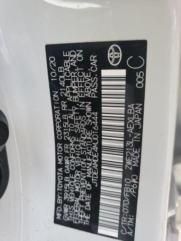 2021 TOYOTA COROLLA LE - JTDEAMDE4MJ016444