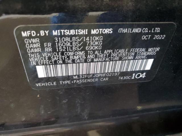 2023 MITSUBISHI MIRAGE G4 ES #3303779440