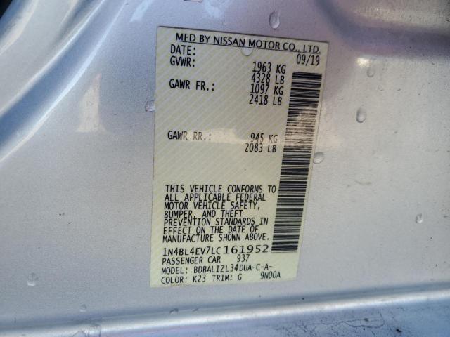 2020 NISSAN ALTIMA SL 1N4BL4EV7LC161952