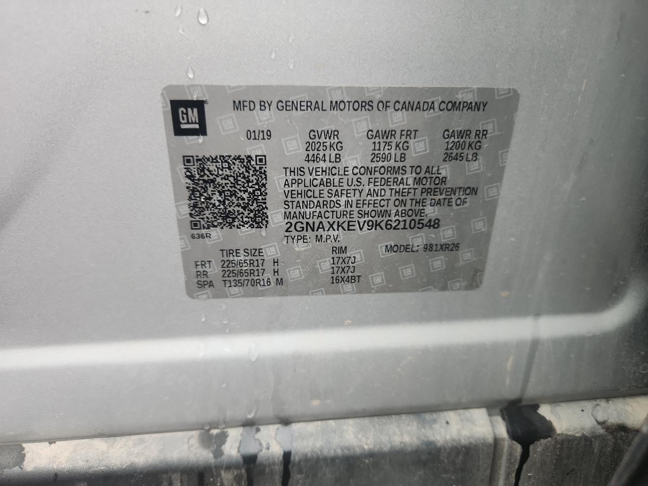 CHEVROLET EQUINOX LT