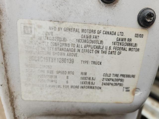 2000 CHEVROLET SILVERADO C1500 #3288773755