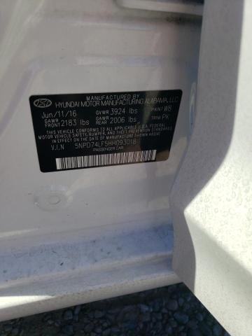 2017 HYUNDAI ELANTRA SE - 5NPD74LF5HH093018