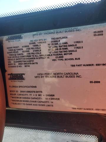 2010 FREIGHTLINER SAF-T-LINER C2 #3273851186