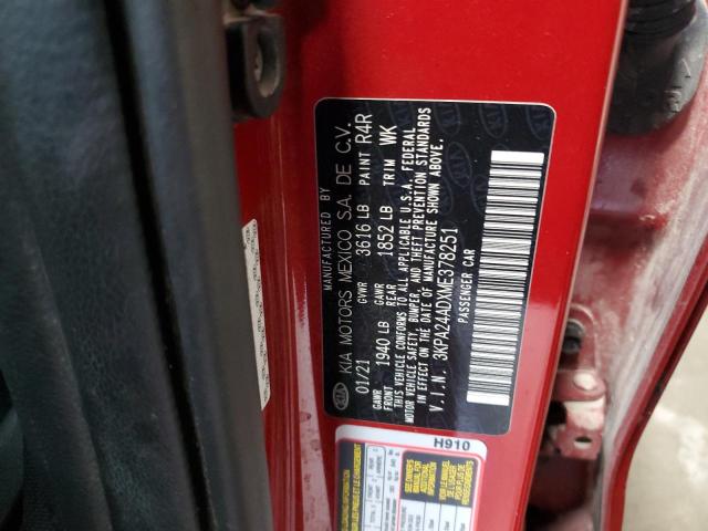 2021 KIA RIO LX #3284824560