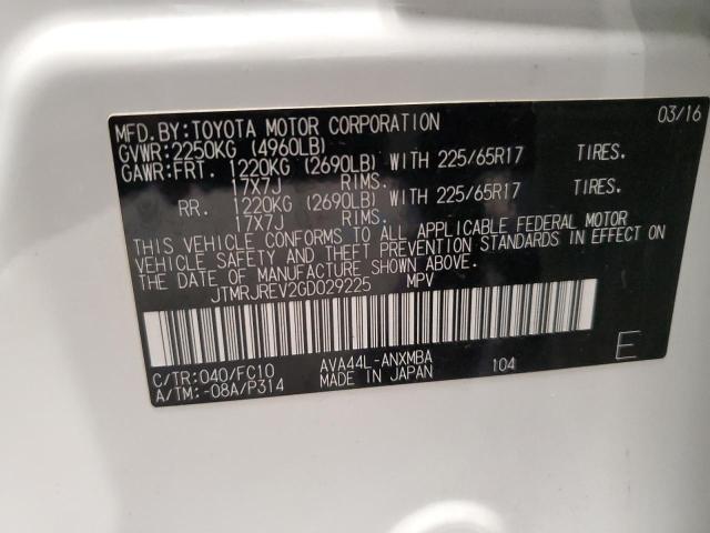 2016 TOYOTA RAV4 HV XL #3304629944