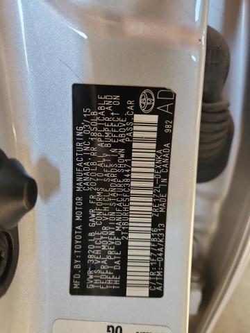 2015 TOYOTA COROLLA L - 2T1BURHE5FC384471