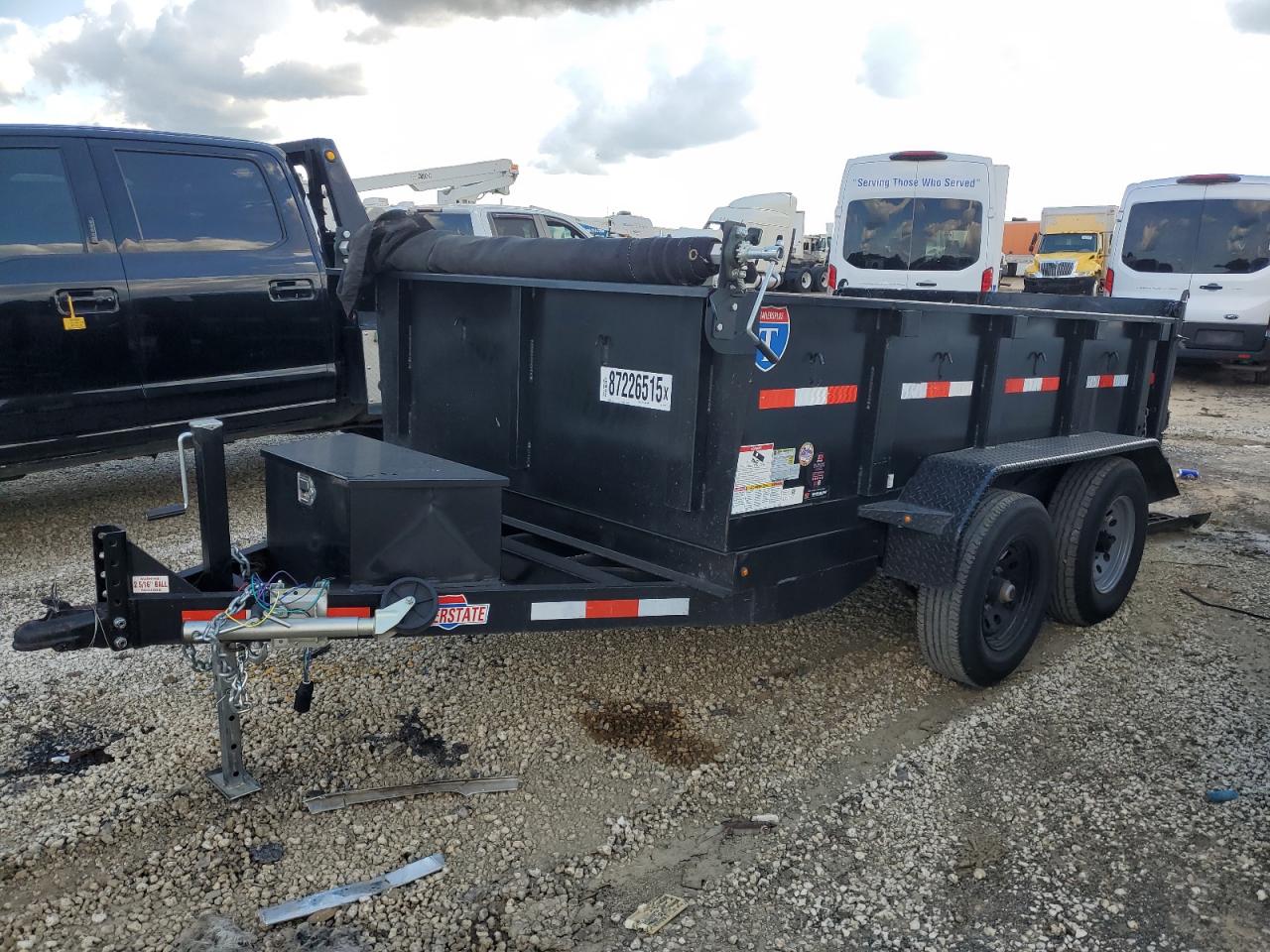 Lot #3268336027 2025 INTERSTATE 10' BUMPER PULL DUMP