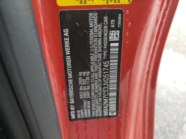 2018 BMW 230I WBA2M7C53JVD51745