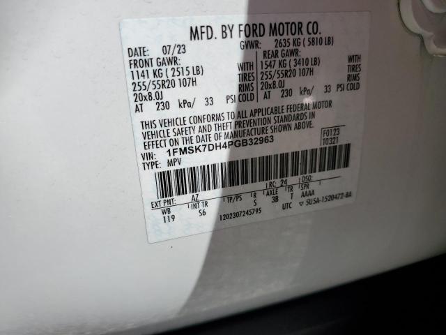 2023 FORD EXPLORER X #3302878894