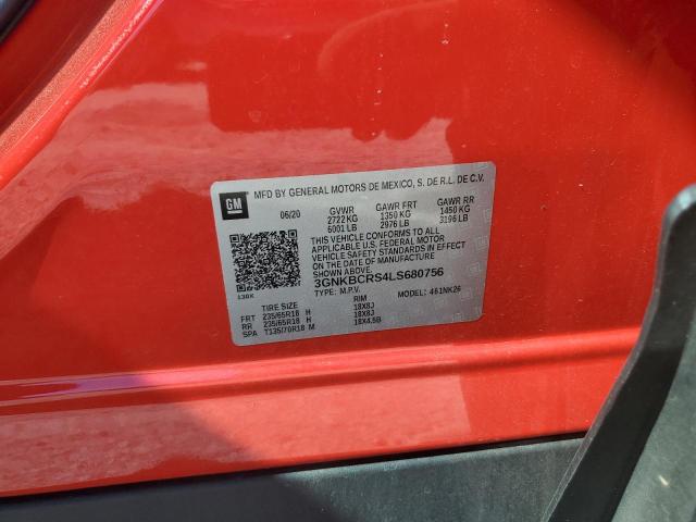 2020 CHEVROLET BLAZER 2LT - 3GNKBCRS4LS680756