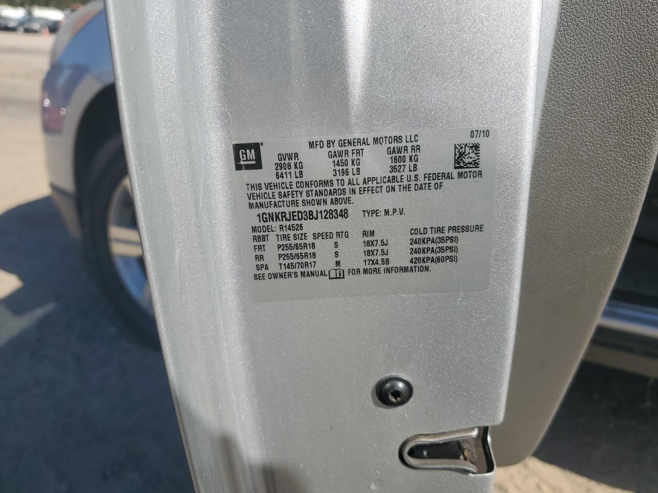 CHEVROLET TRAVERSE LT