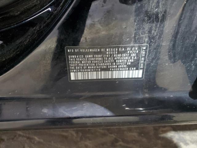 2019 VOLKSWAGEN JETTA S 3VWC57BU6KM261718