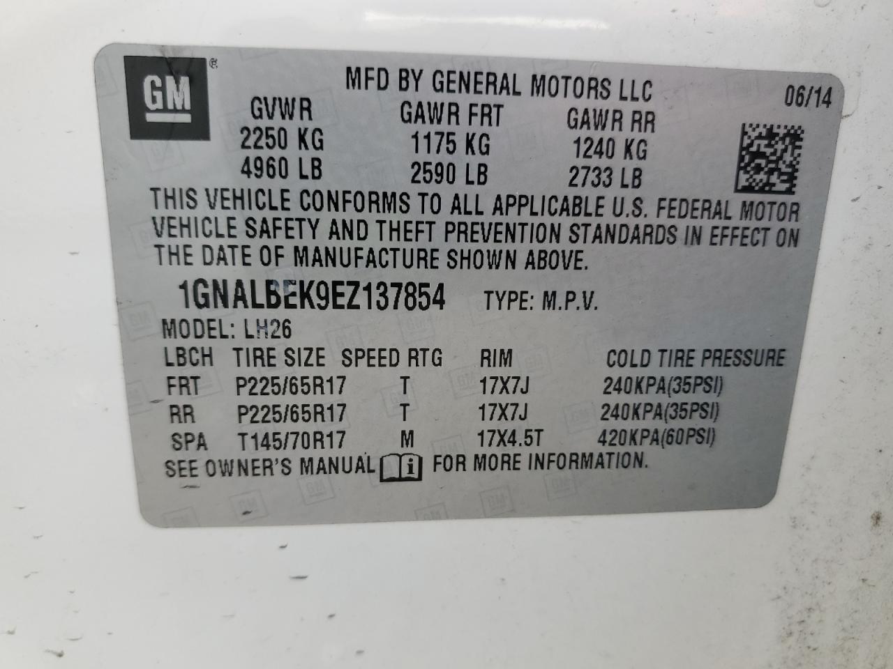 CHEVROLET EQUINOX LT