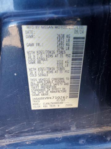 2015 NISSAN FRONTIER S #3298211031