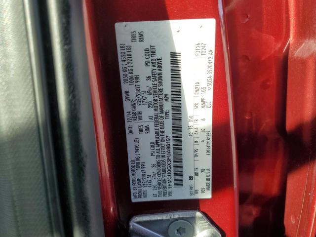 2015 FORD ESCAPE SE 1FMCU0GX3FUA98197