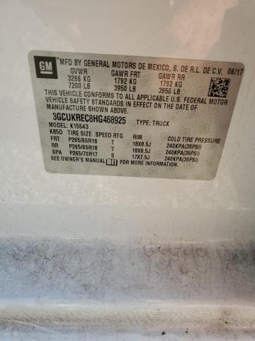 2017 CHEVROLET SILVERADO #3318989326