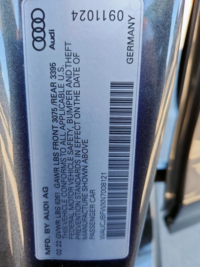 2022 AUDI E-TRON GT #3294399490